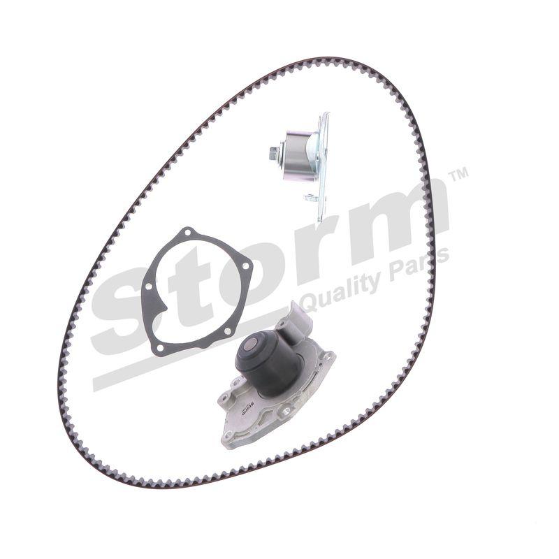 Pompe à eau + kit de courroie crantée STORM QUALITY PARTS 904509KP