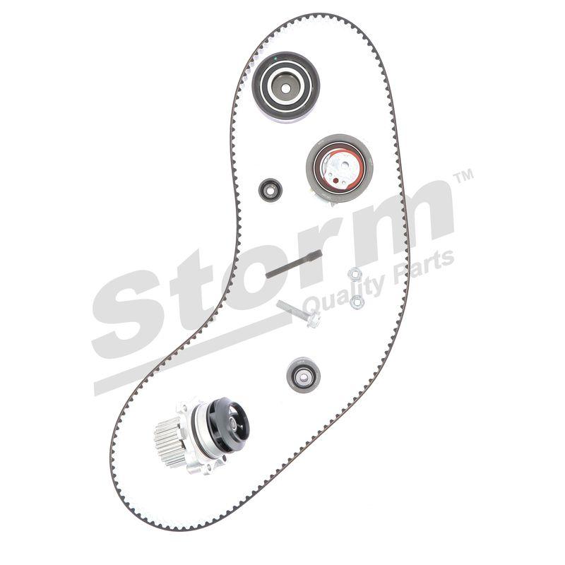 Pompe à eau + kit de courroie crantée STORM QUALITY PARTS 5550791KP