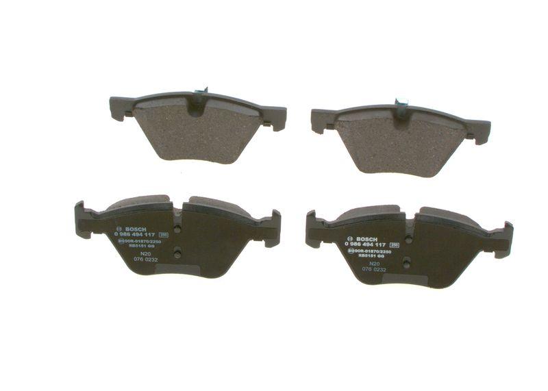 Kit de plaquettes de frein, frein à disque BOSCH 0 986 494 117