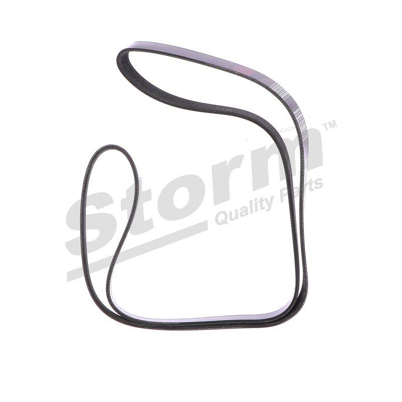 Courroie trapézoïdale à nervures STORM QUALITY PARTS STO6PK1613