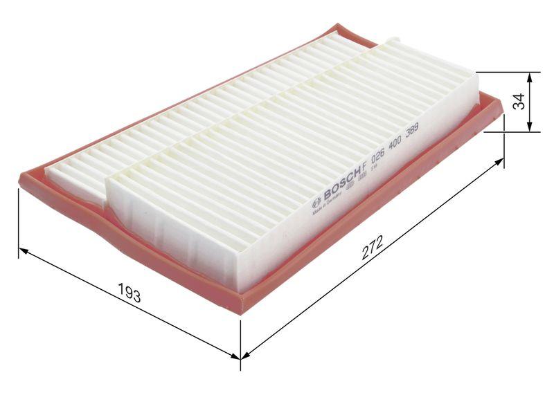 Filtre à air BOSCH F 026 400 389