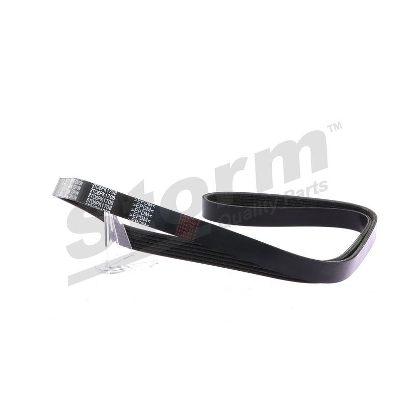 Courroie trapézoïdale à nervures STORM QUALITY PARTS STO6PK1708