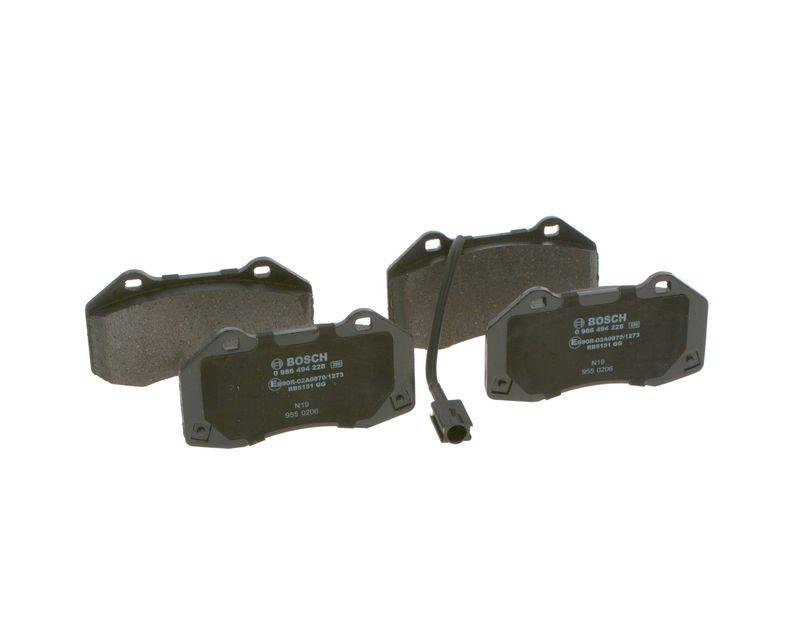 Kit de plaquettes de frein, frein à disque BOSCH 0 986 494 228