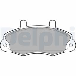 Kit de plaquettes de frein, frein à disque DELPHI LP766
