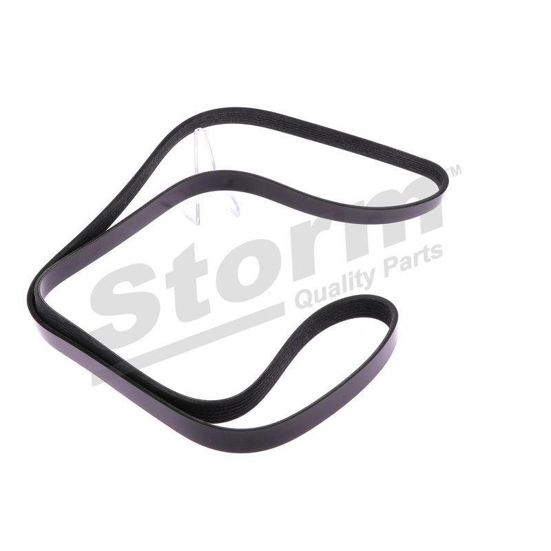 Courroie trapézoïdale à nervures STORM QUALITY PARTS STO6PK1792