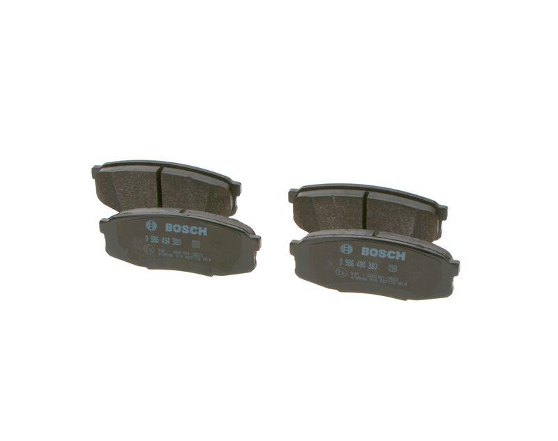 Kit de plaquettes de frein, frein à disque BOSCH 0 986 494 380
