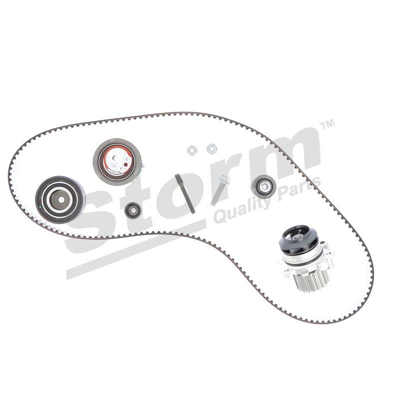 Pompe à eau + kit de courroie crantée STORM QUALITY PARTS 5550791KP