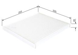 Filtre, air de l'habitacle BOSCH 1987432269
