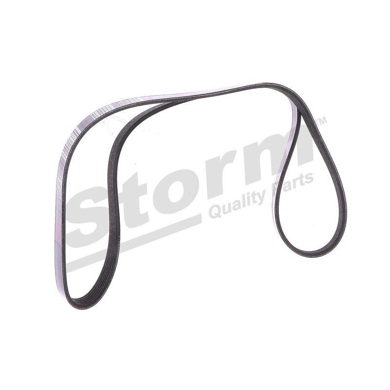 Courroie trapézoïdale à nervures STORM QUALITY PARTS STO6PK1125