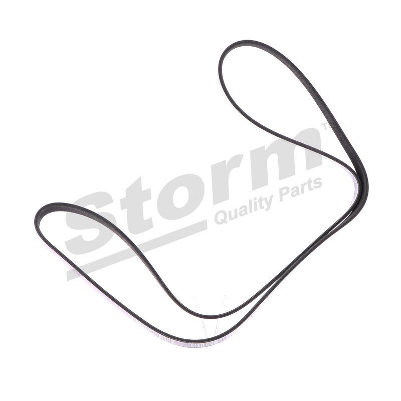 Courroie trapézoïdale à nervures STORM QUALITY PARTS STO6PK1563
