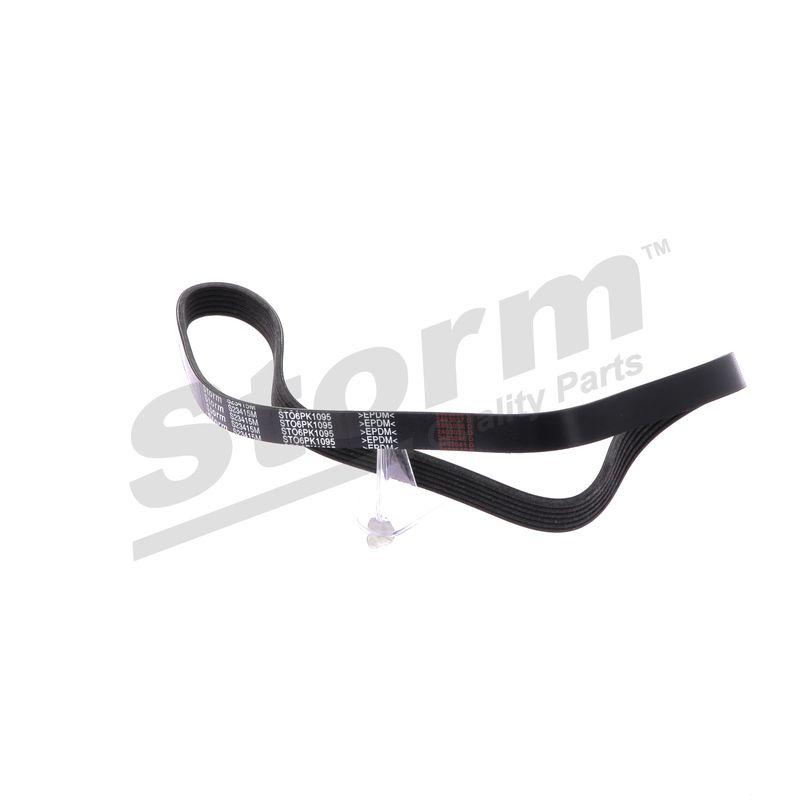 Courroie trapézoïdale à nervures STORM QUALITY PARTS STO6PK1095