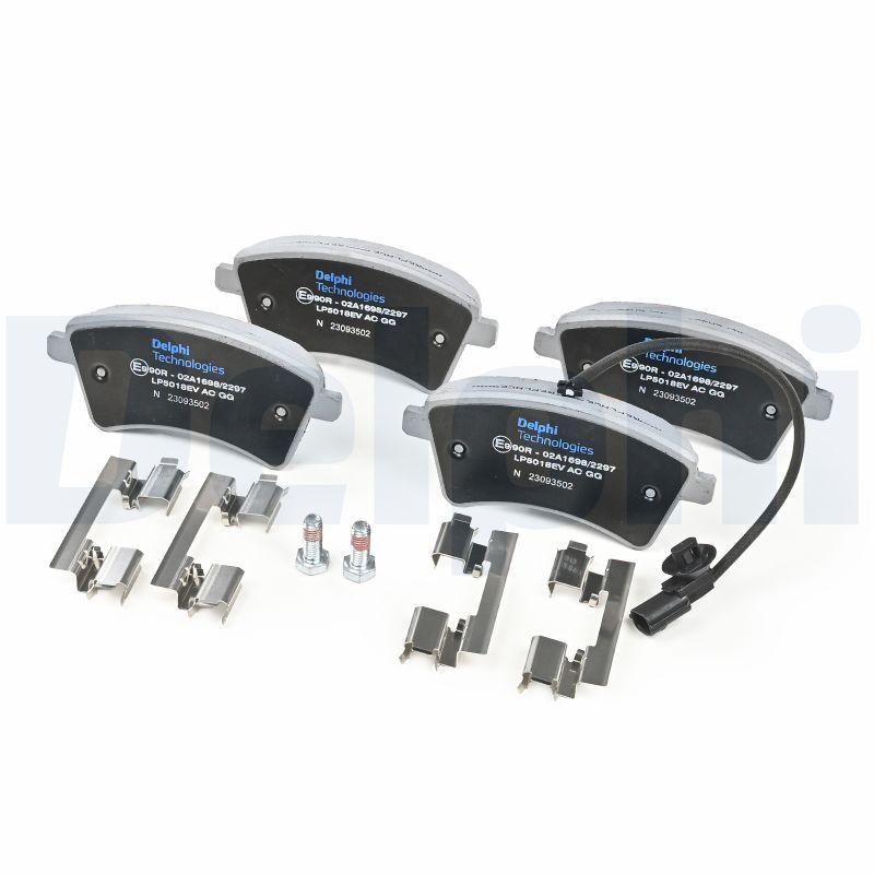 Kit de plaquettes de frein, frein à disque DELPHI LP5018EV