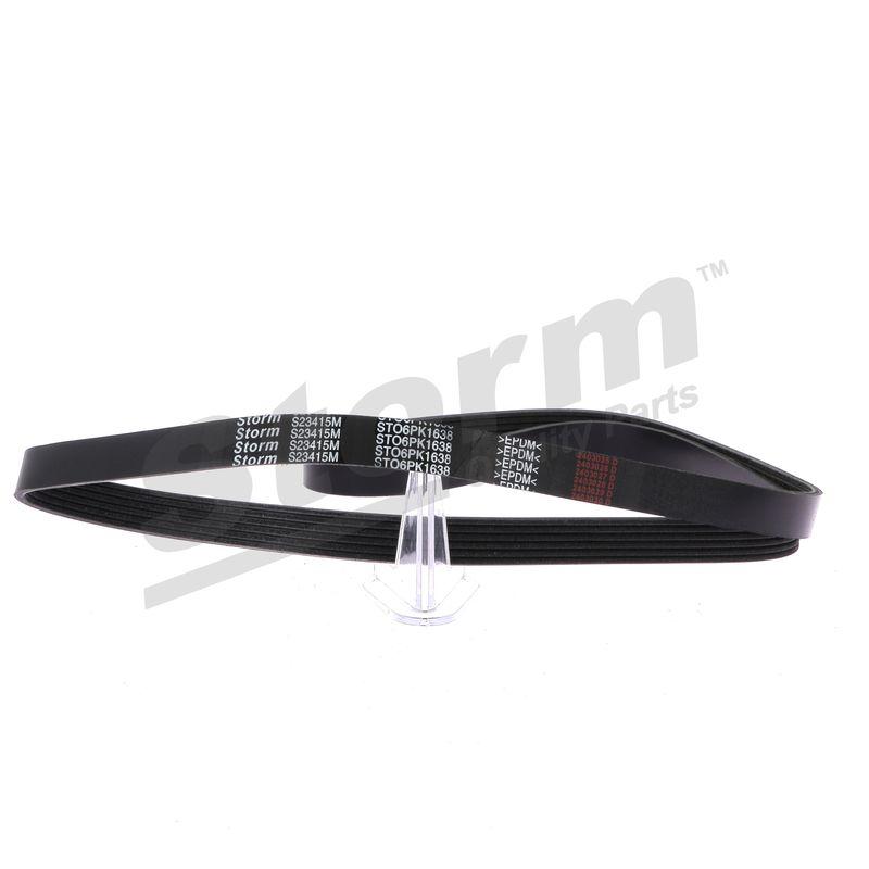 Courroie trapézoïdale à nervures STORM QUALITY PARTS STO6PK1638