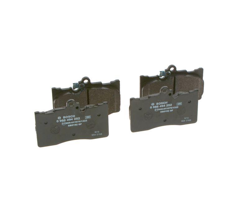 Kit de plaquettes de frein, frein à disque BOSCH 0 986 494 252