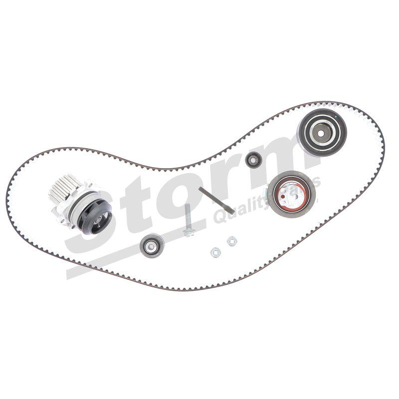 Pompe à eau + kit de courroie crantée STORM QUALITY PARTS 5550791KP