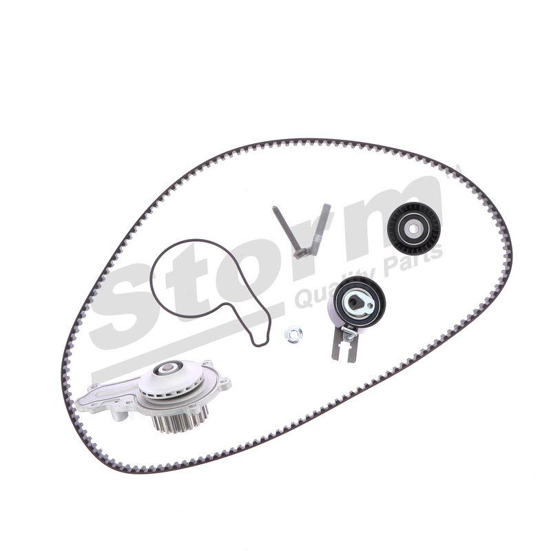 Pompe à eau + kit de courroie crantée STORM QUALITY PARTS 5550571KP