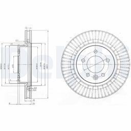 Disque de frein DELPHI BG9006C