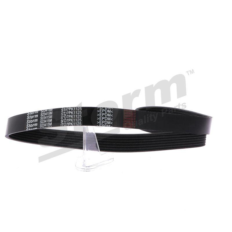 Courroie trapézoïdale à nervures STORM QUALITY PARTS STO7PK1125