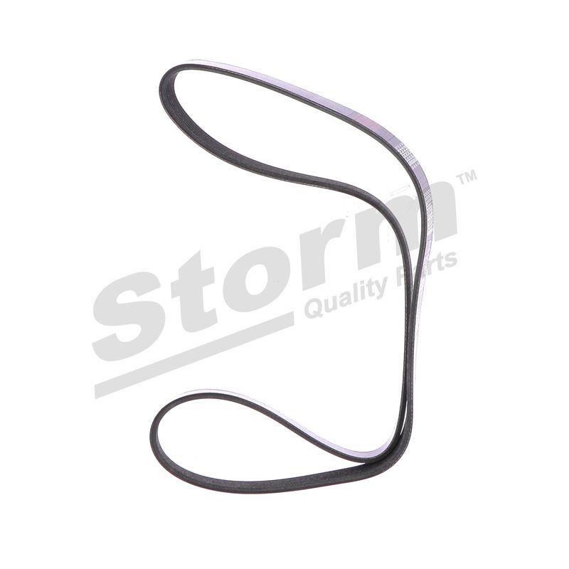Courroie trapézoïdale à nervures STORM QUALITY PARTS STO6PK1250