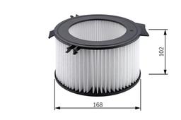 Filtre, air de l'habitacle BOSCH 1 987 432 056