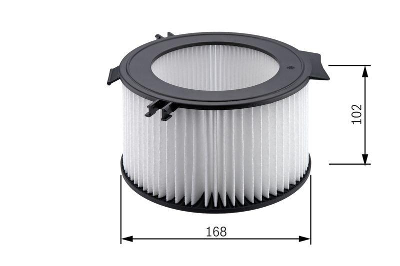 Filtre, air de l'habitacle BOSCH 1 987 432 056