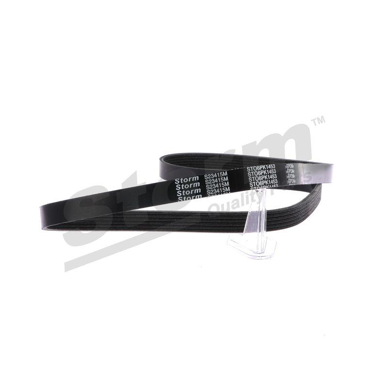 Courroie trapézoïdale à nervures STORM QUALITY PARTS STO6PK1453