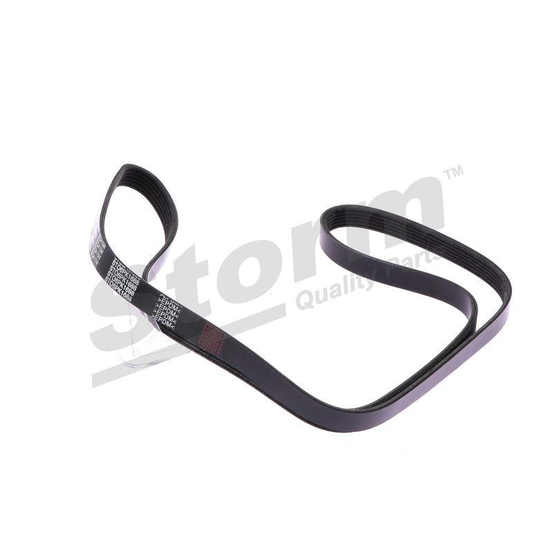 Courroie trapézoïdale à nervures STORM QUALITY PARTS STO6PK1688