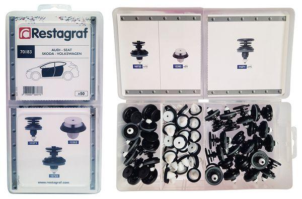 Assortiment, éléments de fixation RESTAGRAF 70183