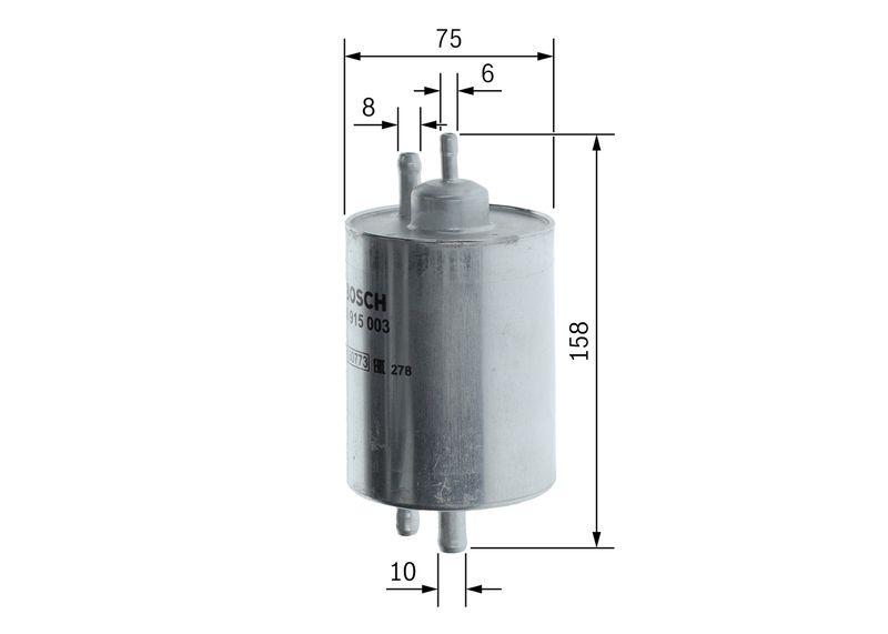Filtre à carburant BOSCH 0 450 915 003