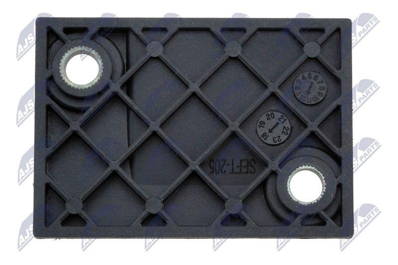 Guidage, bouton de verrouillage NTY EZC-FT-205
