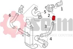 Gaine de suralimentation SEIM 981143