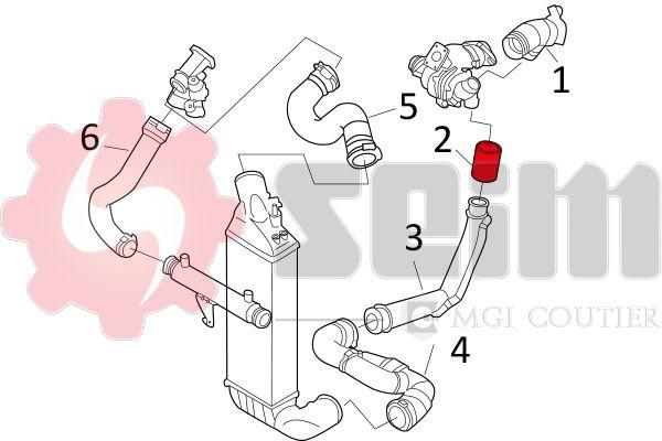 Gaine de suralimentation SEIM 981143