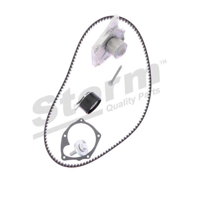 Pompe à eau + kit de courroie crantée STORM QUALITY PARTS 5550578KP