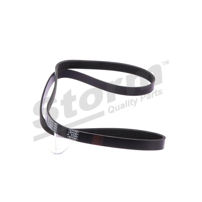 Courroie trapézoïdale à nervures STORM QUALITY PARTS STO6PK1463