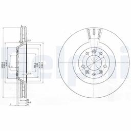 Disque de frein DELPHI BG9844