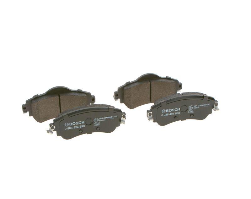 Kit de plaquettes de frein, frein à disque BOSCH 0 986 494 690
