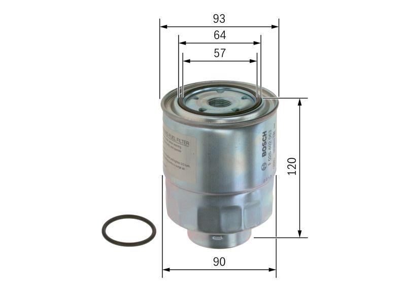 Filtre à carburant BOSCH F 026 402 063