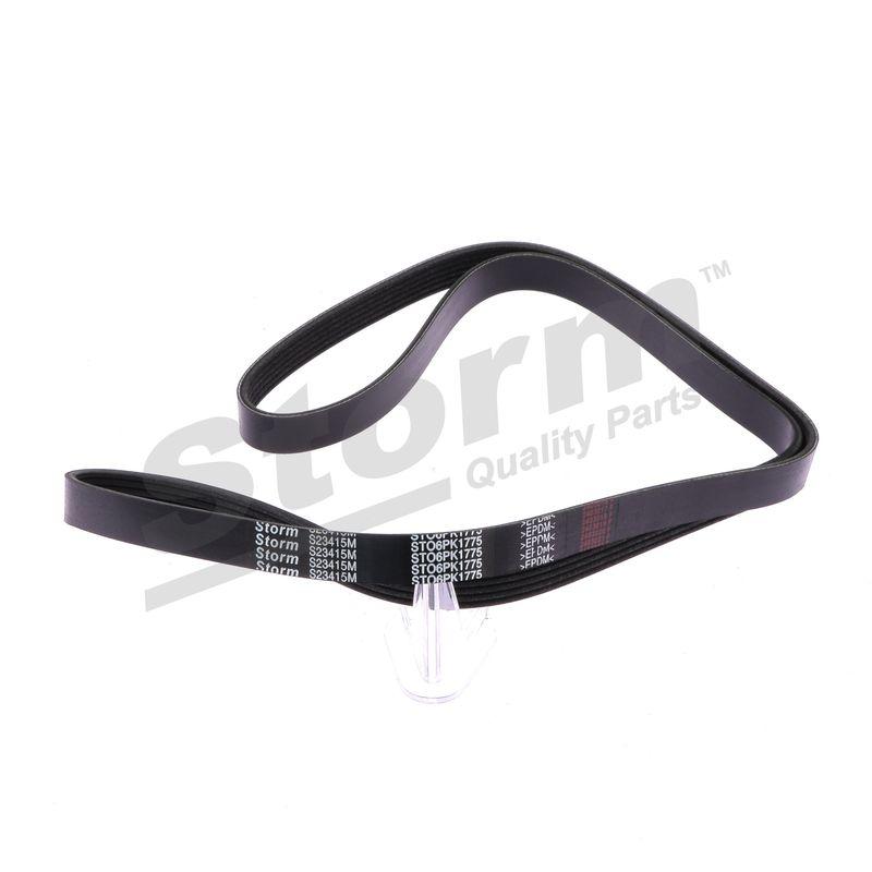 Courroie trapézoïdale à nervures STORM QUALITY PARTS STO6PK1775