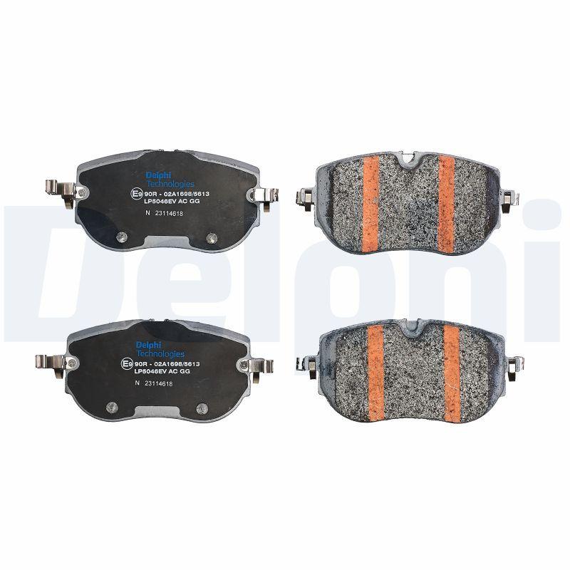 Kit de plaquettes de frein, frein à disque DELPHI LP5046EV