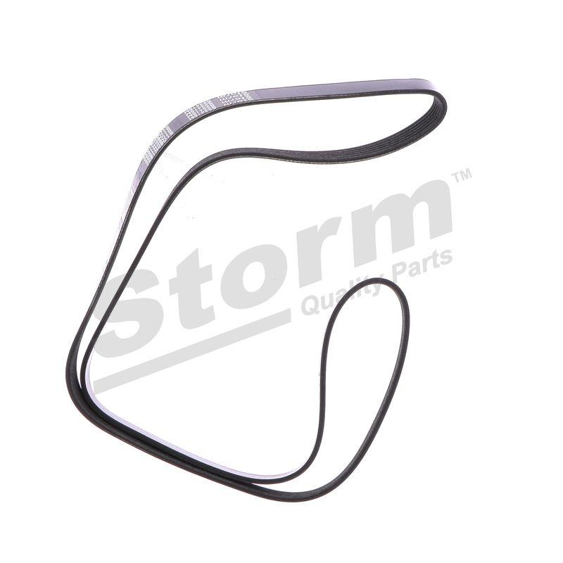 Courroie trapézoïdale à nervures STORM QUALITY PARTS STO6PK1638