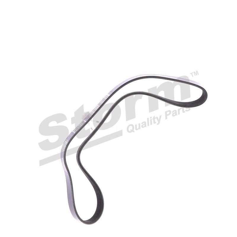 Courroie trapézoïdale à nervures STORM QUALITY PARTS STO6PK1013
