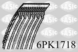 Courroie trapézoïdale à nervures SASIC 6PK1718