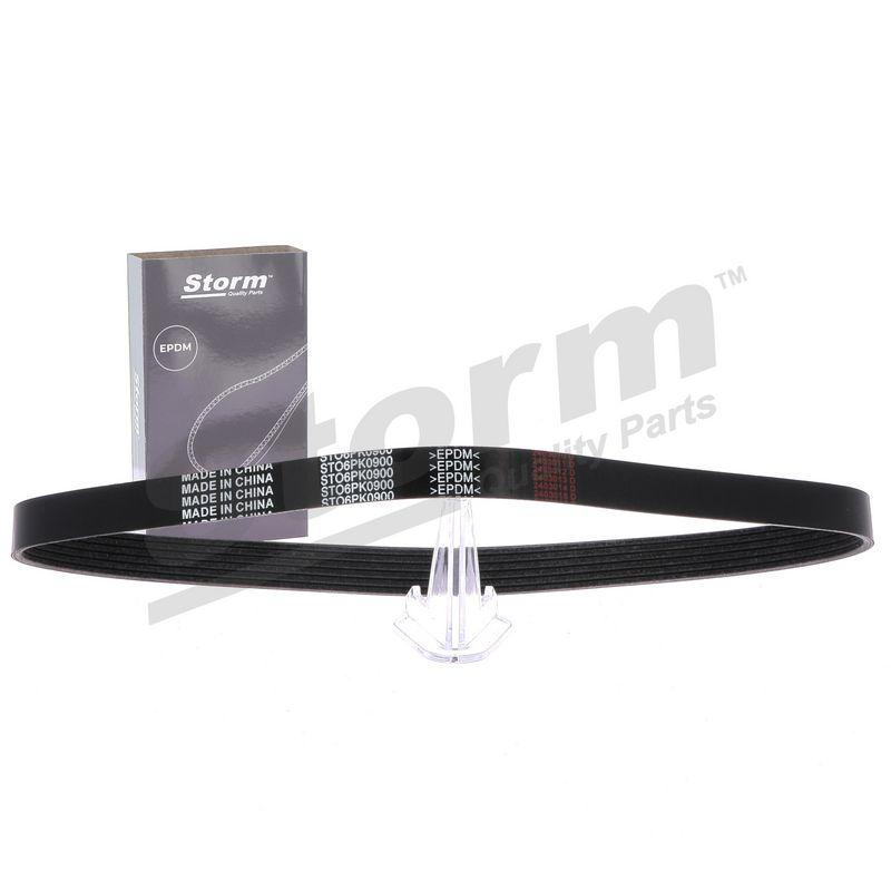 Courroie trapézoïdale à nervures STORM QUALITY PARTS STO6PK0900