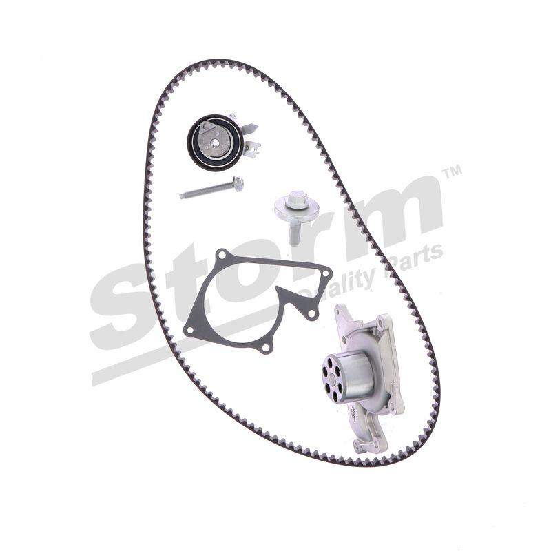 Pompe à eau + kit de courroie crantée STORM QUALITY PARTS 5550580KP