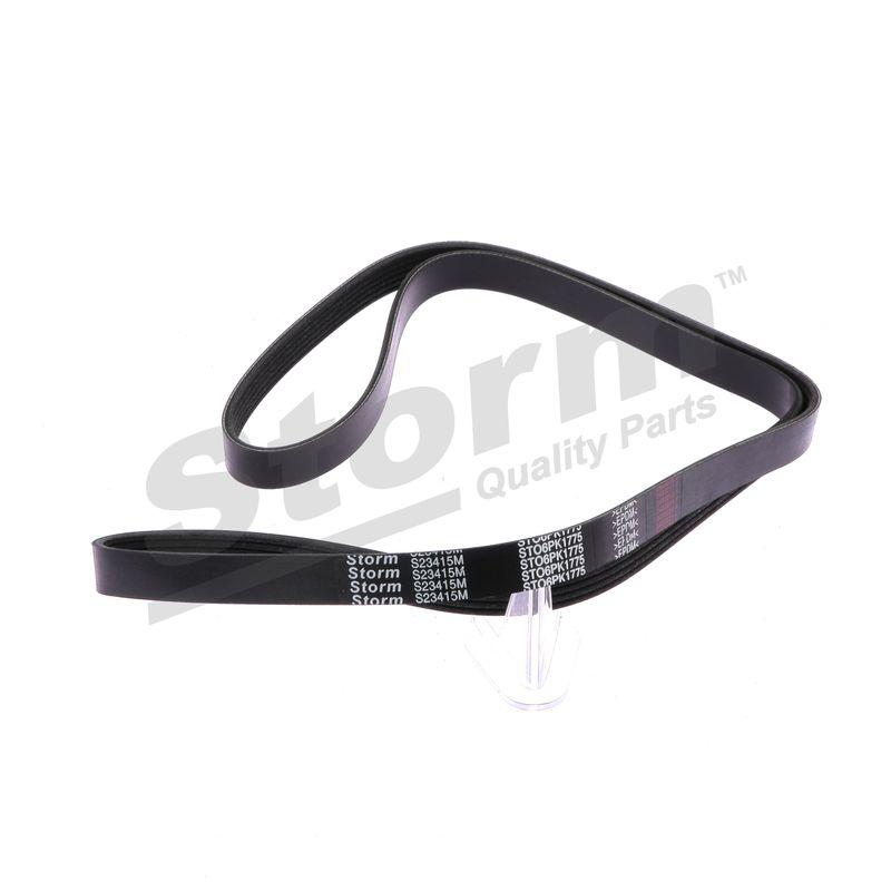 Courroie trapézoïdale à nervures STORM QUALITY PARTS STO6PK1775