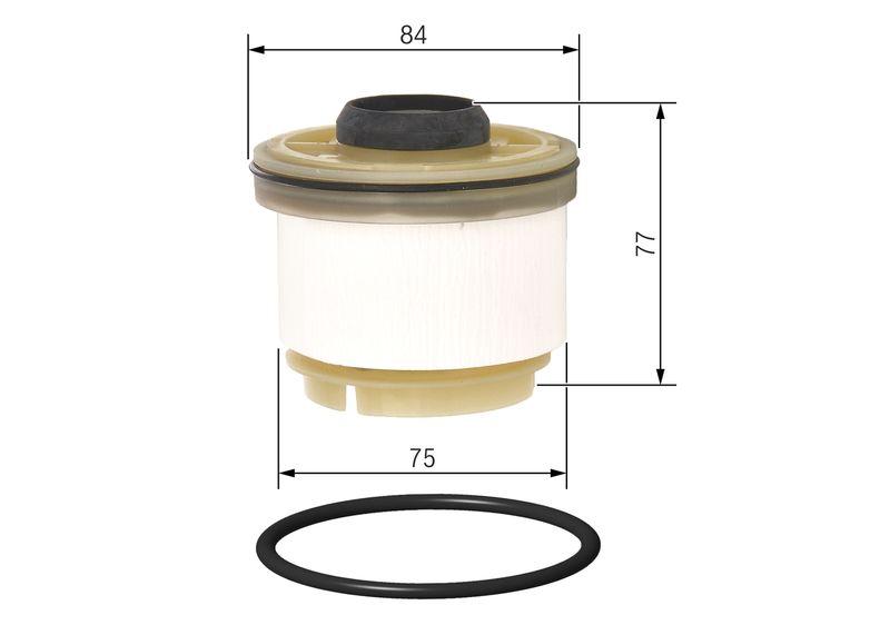Filtre à carburant BOSCH F 026 402 115