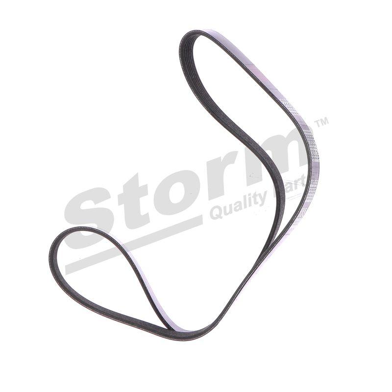 Courroie trapézoïdale à nervures STORM QUALITY PARTS STO6PK1125