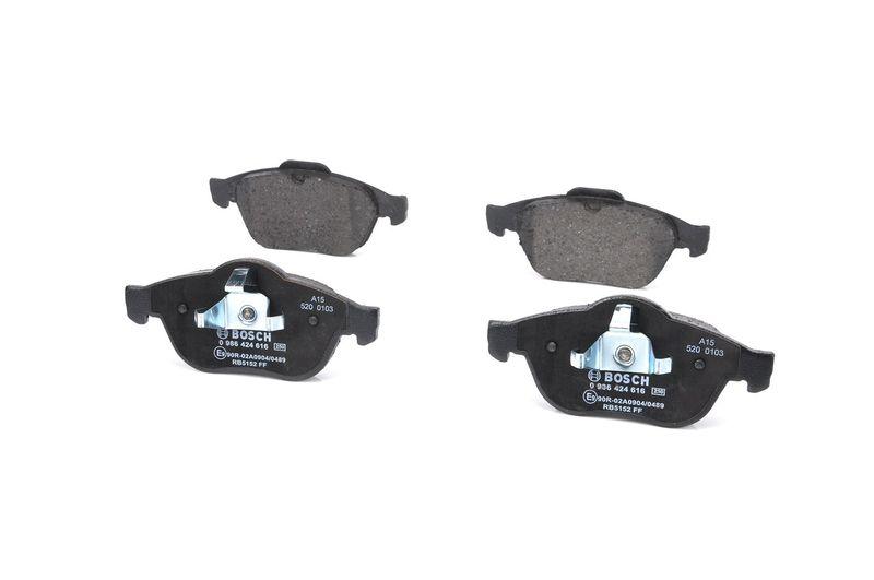 Kit de plaquettes de frein, frein à disque BOSCH 0 986 424 616