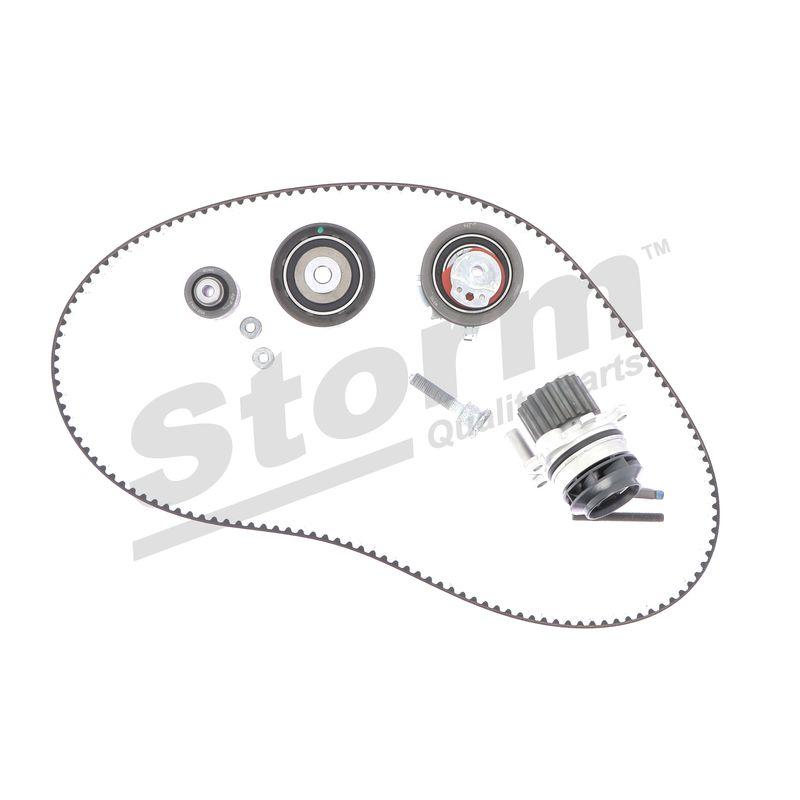 Pompe à eau + kit de courroie crantée STORM QUALITY PARTS 5550732KP