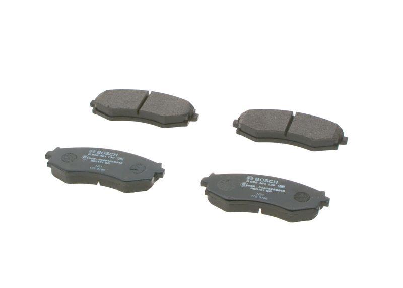 Kit de plaquettes de frein, frein à disque BOSCH 0 986 461 139